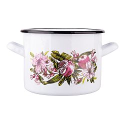 Altom Smaltovaný hrnec Ibišek, 22 cm