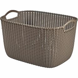 Curver Úložný box Knit  19 l, hnědá 