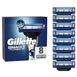 Gillette Náhradní hlavice Mach3 Turbo, 8 ks
