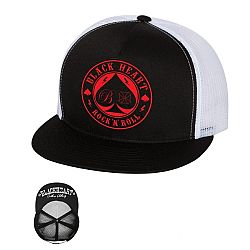 BLACK HEART Ace Of Spades Trucker bílá