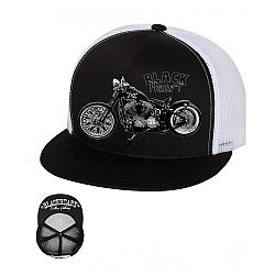 BLACK HEART Bastard Bobber Trucker bílá