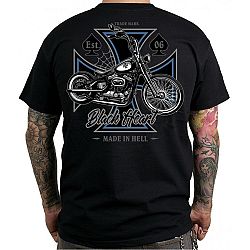 BLACK HEART Chopper Cross černá - M