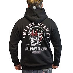 BLACK HEART Full Power Zip černá - L