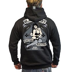 BLACK HEART Hot Rod Bell Zip černá - M
