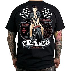 BLACK HEART Loud and Hard černá - M