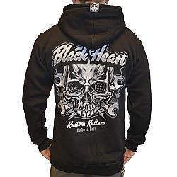 BLACK HEART Trigger Zip černá - M