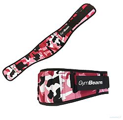 Dámský fitness opasek Pink Camo - GymBeam
