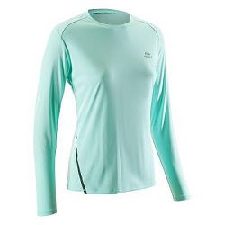 Kalenji Tričko Run Sun Protect Zelené