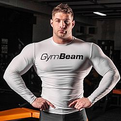 Kompresní tričko Spiro White/Black - GymBeam