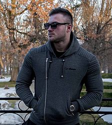 Mikina Flexin Grey - GymBeam