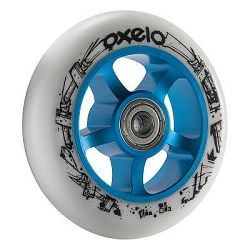 Oxelo Kolečko 100 MM PU Modro-Bílé