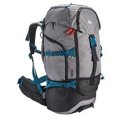 Quechua Batoh Forclaz 50 L Šedý