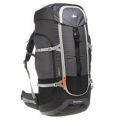Quechua Batoh Forclaz 90 l tmavě šedý