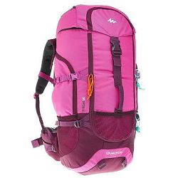 Quechua Batoh Forclaz50L Růžový