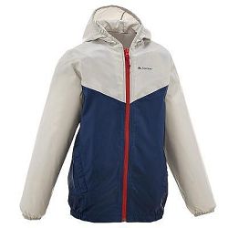 Quechua Chlapecká Bunda Mh150 Modrá
