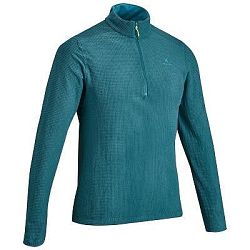Quechua Pánská Fleecová Mikina Mh500