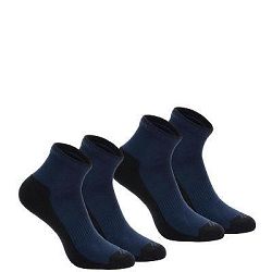 Quechua Ponožky Nh100 Mid 2 Páry Modré