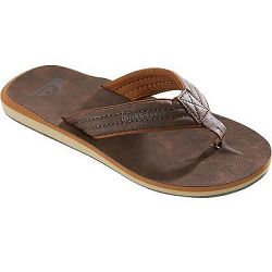 Quiksilver Pánské Žabky Carver Hnědé