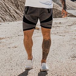 Šortky Flexin Dark Grey - GymBeam