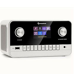 Auna Connect 100 MKII, internetové rádio, přehrávač médií, Bluetooth, DAB/DAB+, ovládání aplikací 