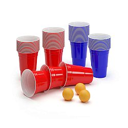 BeerCup Nadal, 16 Oz, Red & Blue Party Pack, kelímky, dvě barvy, včetně míčků a pravidel