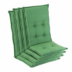 Blumfeldt Coburg, polstr, čalounění na židli, vysoké opěradlo, zahradní židle, polyester, 53 x 117 x 9 cm, 4 x podložka