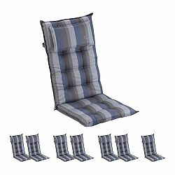 Blumfeldt Sylt, čalouněná podložka, podložka na židli, podložka na výše polohovací křeslo, polštář, polyester, 50 × 120 × 9 cm, 8 x sedák