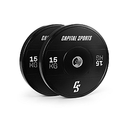 Capital Sports Elongate 2020, kotouče, 2x 15 kg, tvrdá guma, 50,4 mm