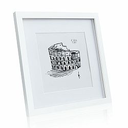 Casa Chic Everton, rám na obrázky, čtvercový, fotografie 25 x 25 cm, pasparta, sklo