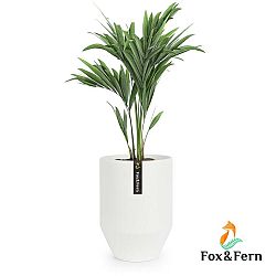 Fox & Fern Květináč Almere polystone ideální pro rostliny, ručně vyrobený, kónický