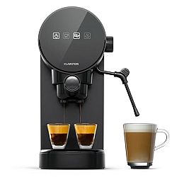 Klarstein Furore, espresso kávovar, 20 bar, digitální displej, 2 šálky, nerezová ocel