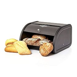 Klarstein Kovový chlebník s knoflíkovou rukojetí, plech, uchovává aroma, retro vzhled