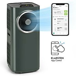 Klarstein Kraftwerk Smart 10K, mobilní klimatizace, 3 v 1, 10 000 BTU, ovládání přes aplikaci, antracitová
