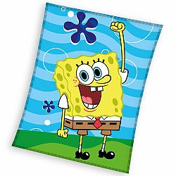 Carbotex Dětská deka Sponge Bob Zábava v Moři, 130 x 170 cm