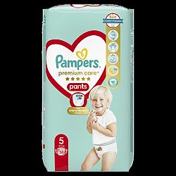 Pampers Pleny Premium Care Pants 52 ks, velikost 5