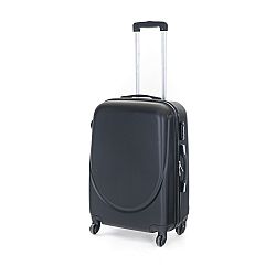 Pretty UP Cestovní skořepinový kufr ABS16 M, černá
