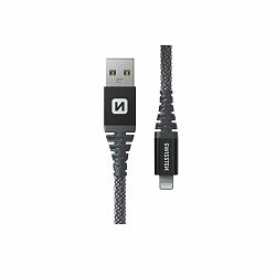 SWISSTEN Nabíjecí kabel kevlarový USB Lightning, 1,5 m