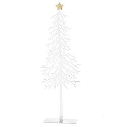 Vánoční kovová dekorace Tree with star, 8 x 25 x 3,5 cm