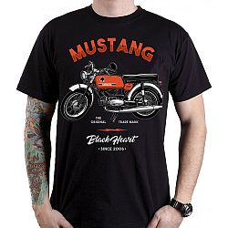 BLACK HEART Mustang černá - M