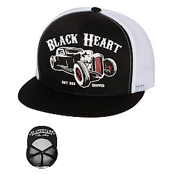 BLACK HEART Rat Rod Trucker bílá