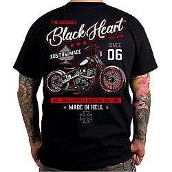 BLACK HEART Red Chopper černá - M
