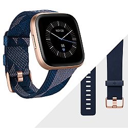 Fitbit Fitbit Versa 2 Special Edition Navy & Pink Woven